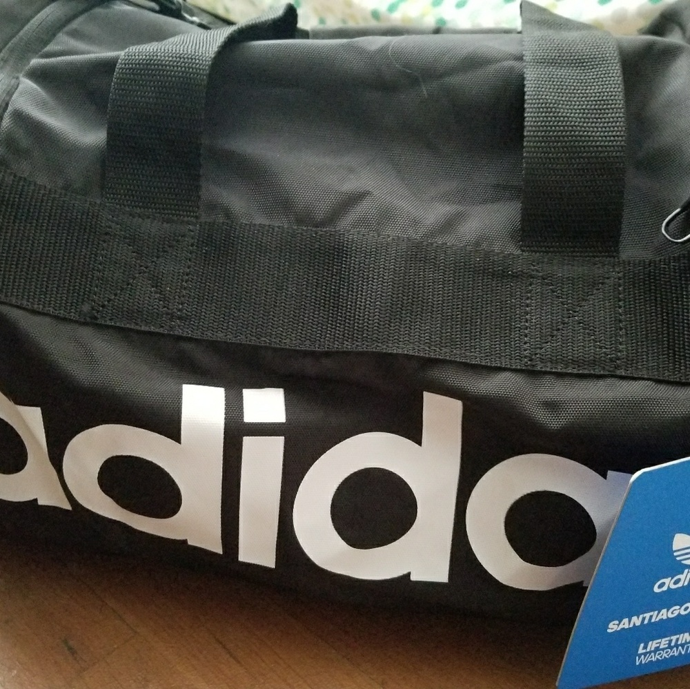 Adidas Black & White TreFoil Santiago Duffel - Picture 4 of 5